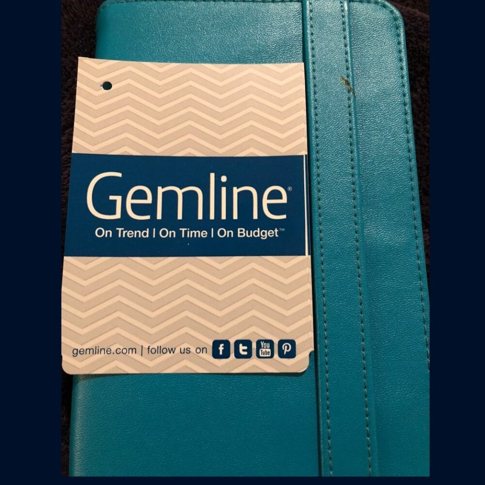 Gemline Clutch Wallet: Turquoise